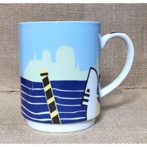 Vintage Studio Nova Around The World Venice Stacking Coffee Mug Cup Coastal